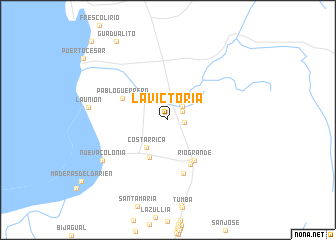 map of La Victoria