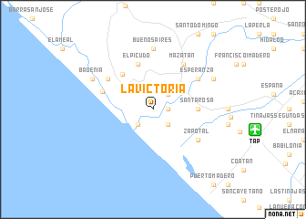 map of La Victoria