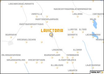 map of La Victoria