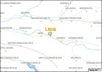 map of La Vid