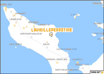 map of La Vieille Perrotine