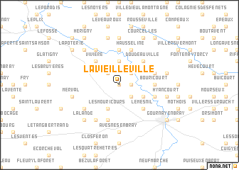 map of La Vieille Ville