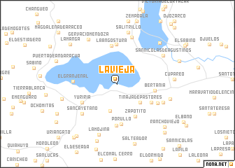 map of La Vieja