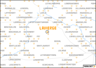 map of La Vierge