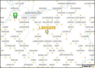 map of La Vigère