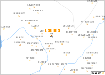 map of La Vigía