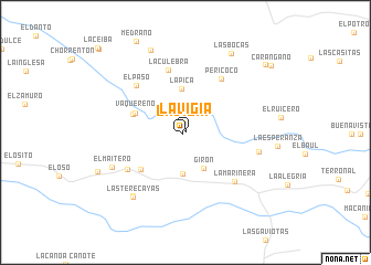 map of La Vigía