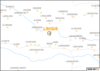 map of La Vigía