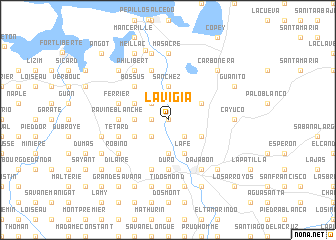 map of La Vigía