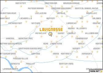 map of La Vignasse