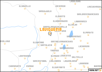 map of La Viguería