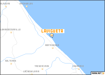 map of La Vigueta