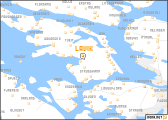 map of Lavik