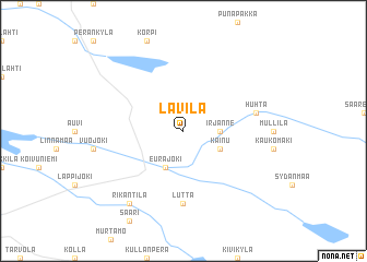 map of Lavila