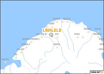 map of Lavilelo