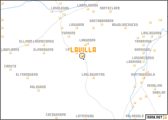 map of La Villa