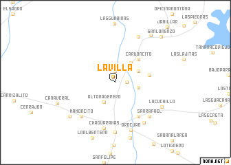 map of La Villa