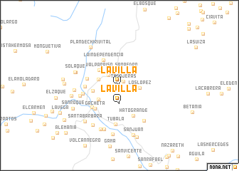 map of La Villa