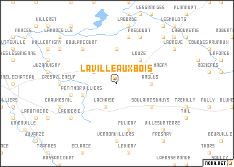 map of La Ville-aux-Bois