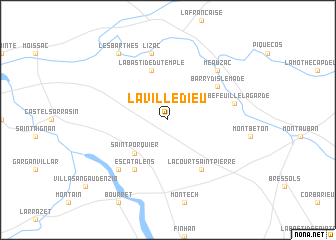 map of Lavilledieu