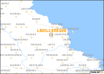 map of La Ville Neuve
