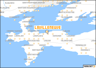 map of La Villeneuve