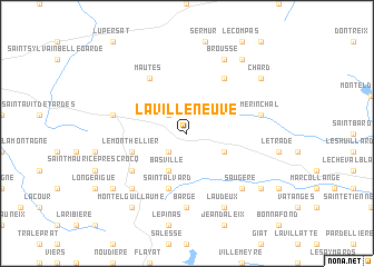 map of La Villeneuve