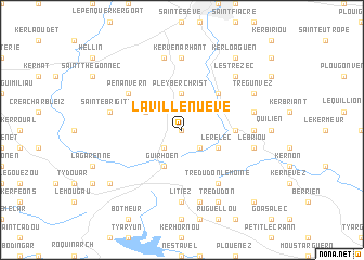 map of La Villenueve