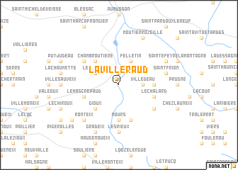 map of La Villeraud