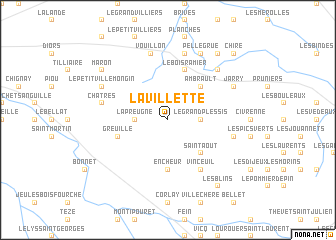 map of La Villette