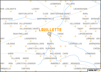 map of La Villette