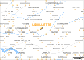 map of La Villette