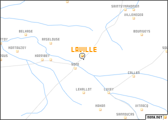 map of La Ville