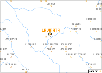 map of La Vinata