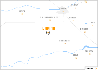 map of La Vina