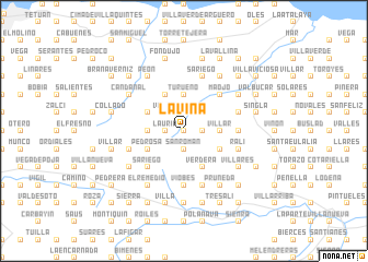 map of La Viña