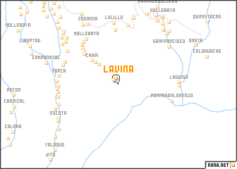 map of La Viña