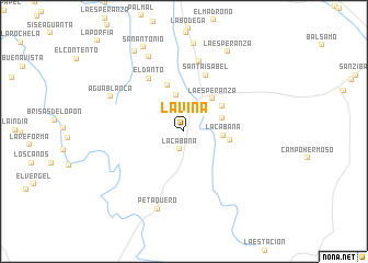 map of La Viña