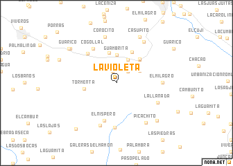 map of La Violeta