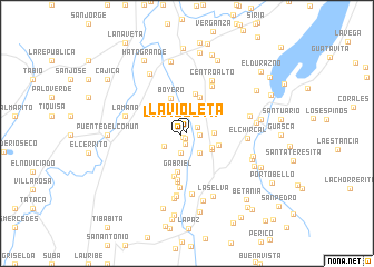 map of La Violeta