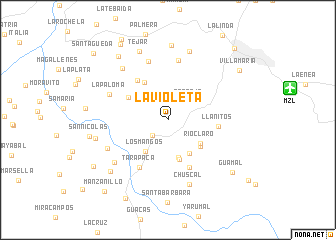 map of La Violeta