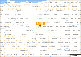 map of Lavio