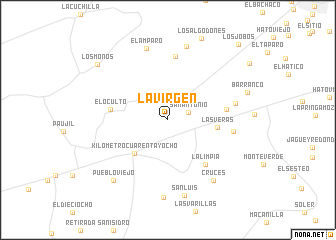 map of La Virgen