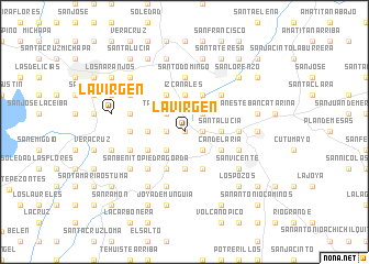 map of La Virgen