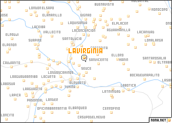 map of La Virginia