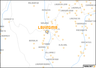 map of La Virginia