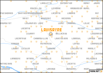 map of La Visayre
