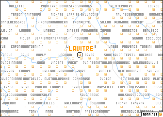 map of La Vitre
