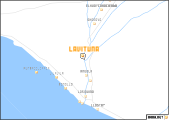 map of La Vituña