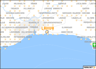 map of La Viva